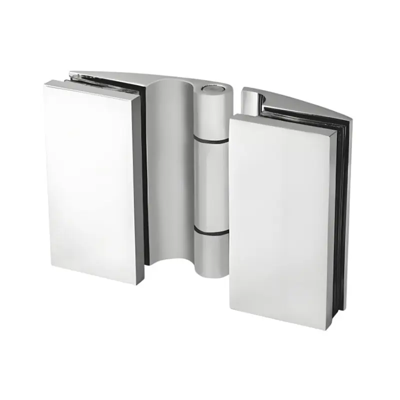 Customized Shower Beveled Edge Glass-to-Glass Connector Hinge Solid Zamak With Cover Plate (3).jpg