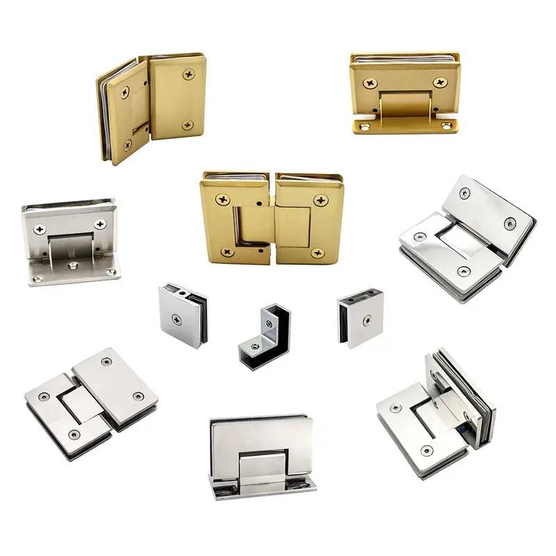 OEM Factory Zinc Alloy shower hinge Hardware (1)