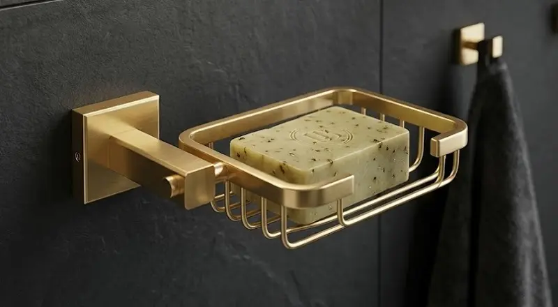High-corrosion Resistant Soap Basket: Essential Luxury Hotel Hardware for Durable Bathrooms