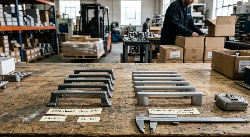 Furniture Hardware Durability: Zinc Alloy vs. Aluminum Comparison