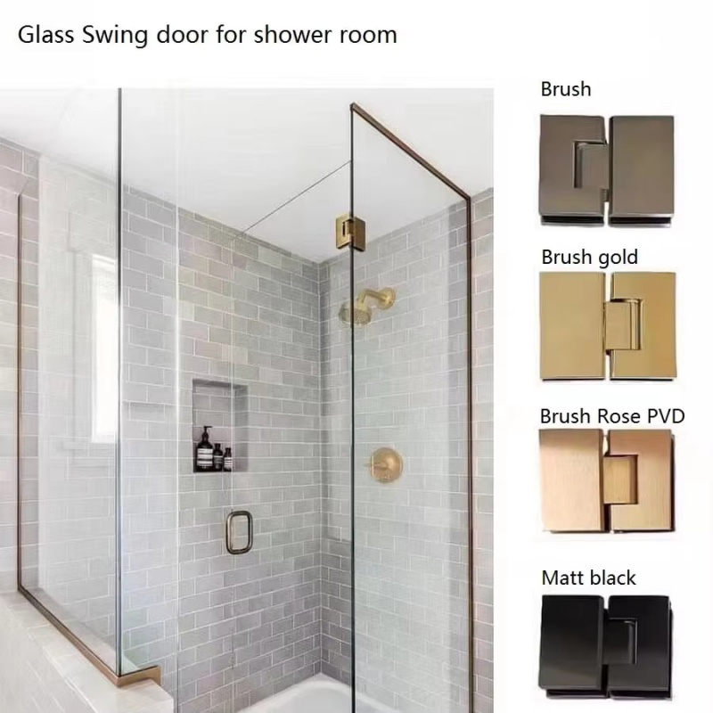 90 Degree Shower Hinge for Bathroom Enclosure (10)