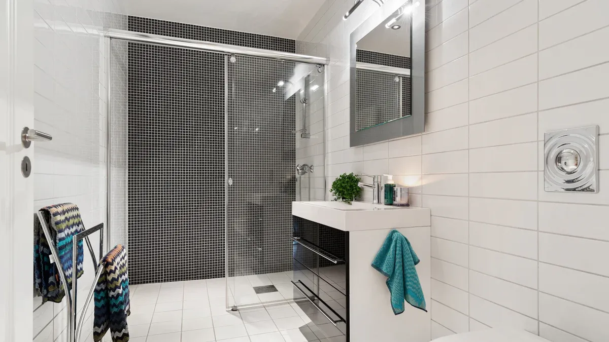 ADA Compliant Towel Bar in Various Settings