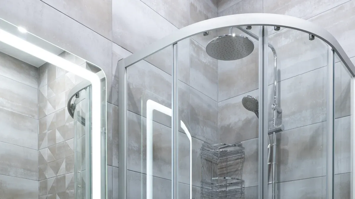 What is the difference between pivot and wall-mount shower hinges?