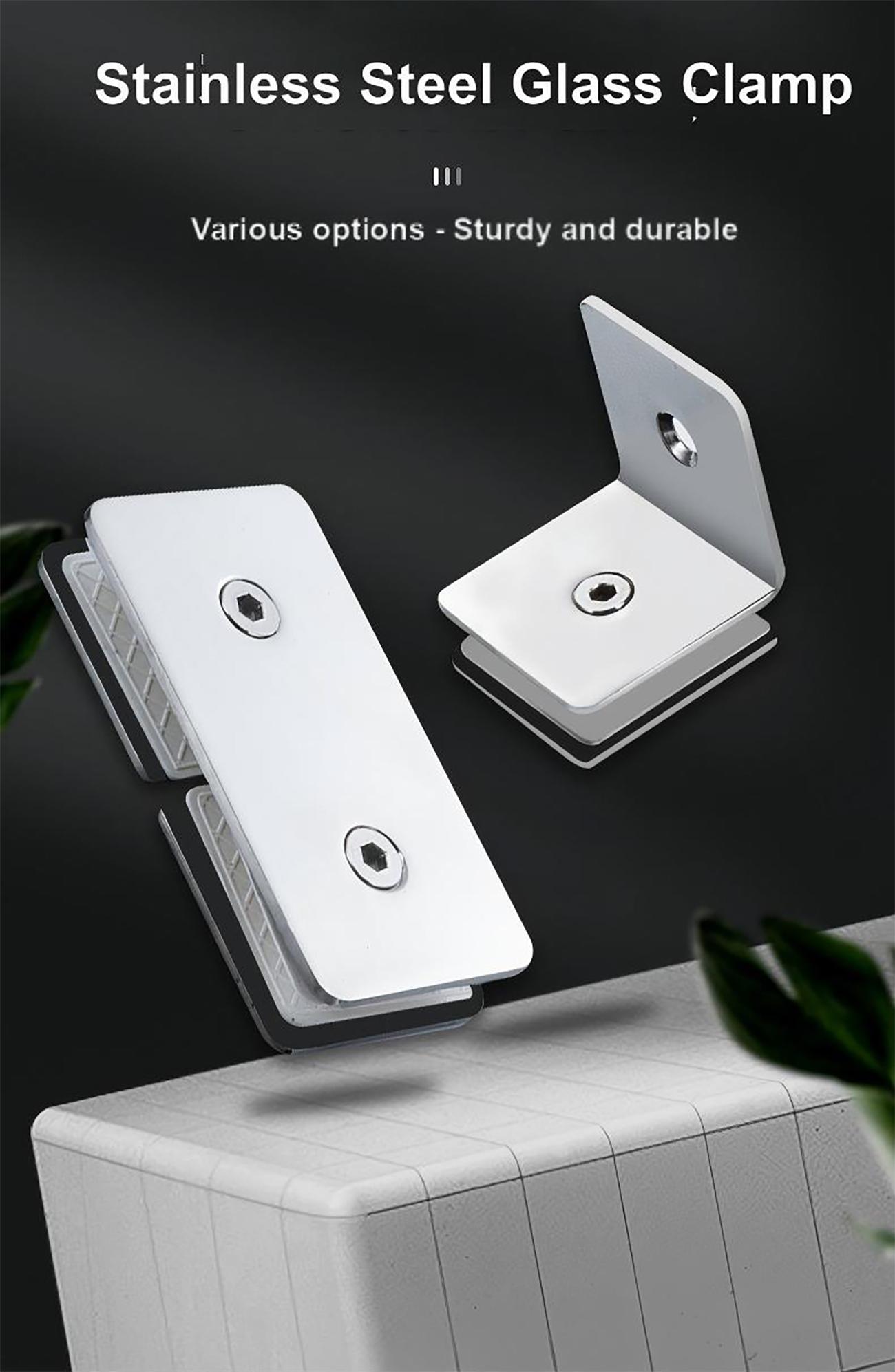 Why Choose Premium Stainless Steel Glass Clamp for Bathroom
