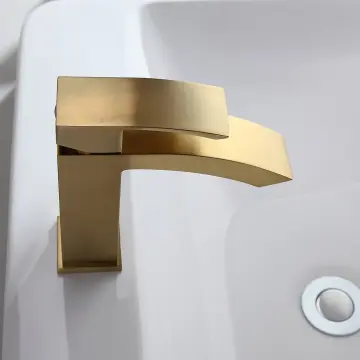 OEM Factory Customize Monoblock Bathroom Faucet Brushed Gold
