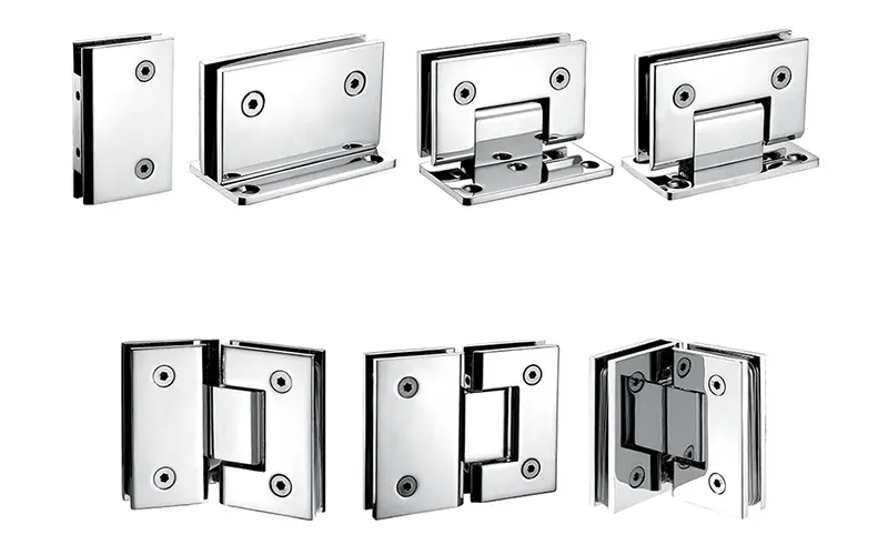 OEM Factory Zinc Alloy shower hinge Hardware (4)