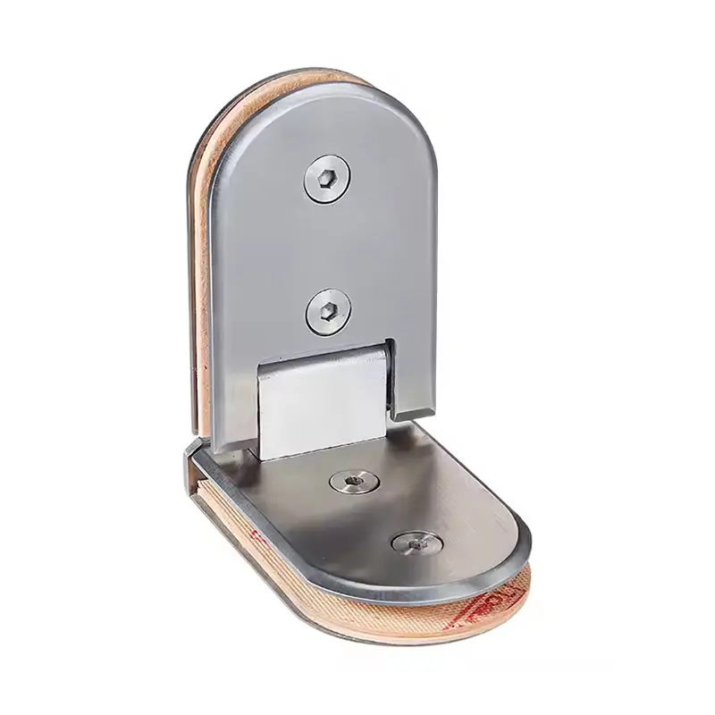 Custom Long Semicircular 90° Double Side Bathroom Glass Clamp Shower Bevel OEM Factory (8).jpg