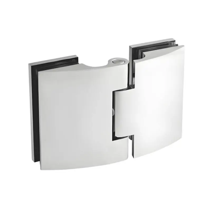 Customized Shower Beveled Edge Glass-to-Glass Connector Hinge Solid Zamak With Cover Plate (2).jpg