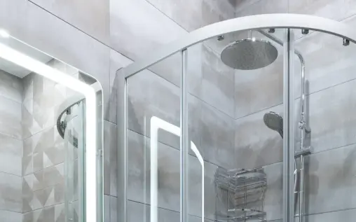 What is the difference between pivot and wall-mount shower hinges?