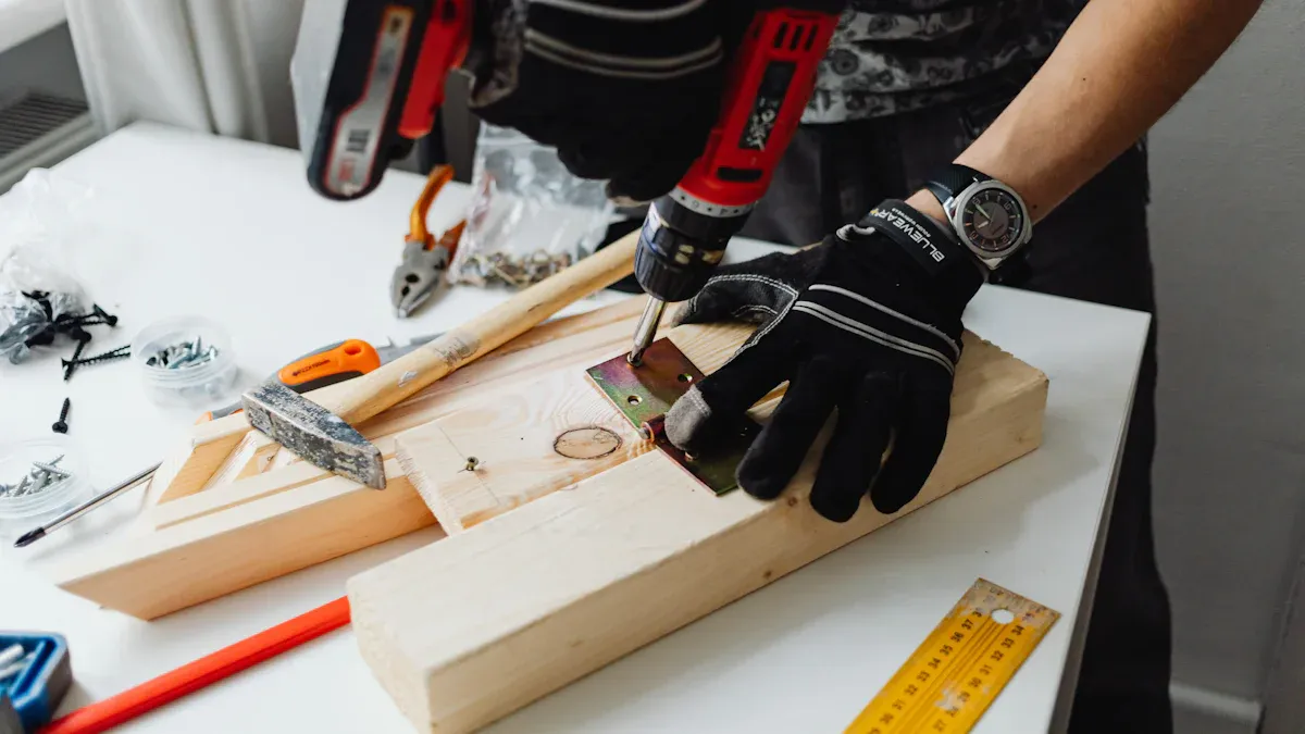Preparation for Shower Hinge Installation